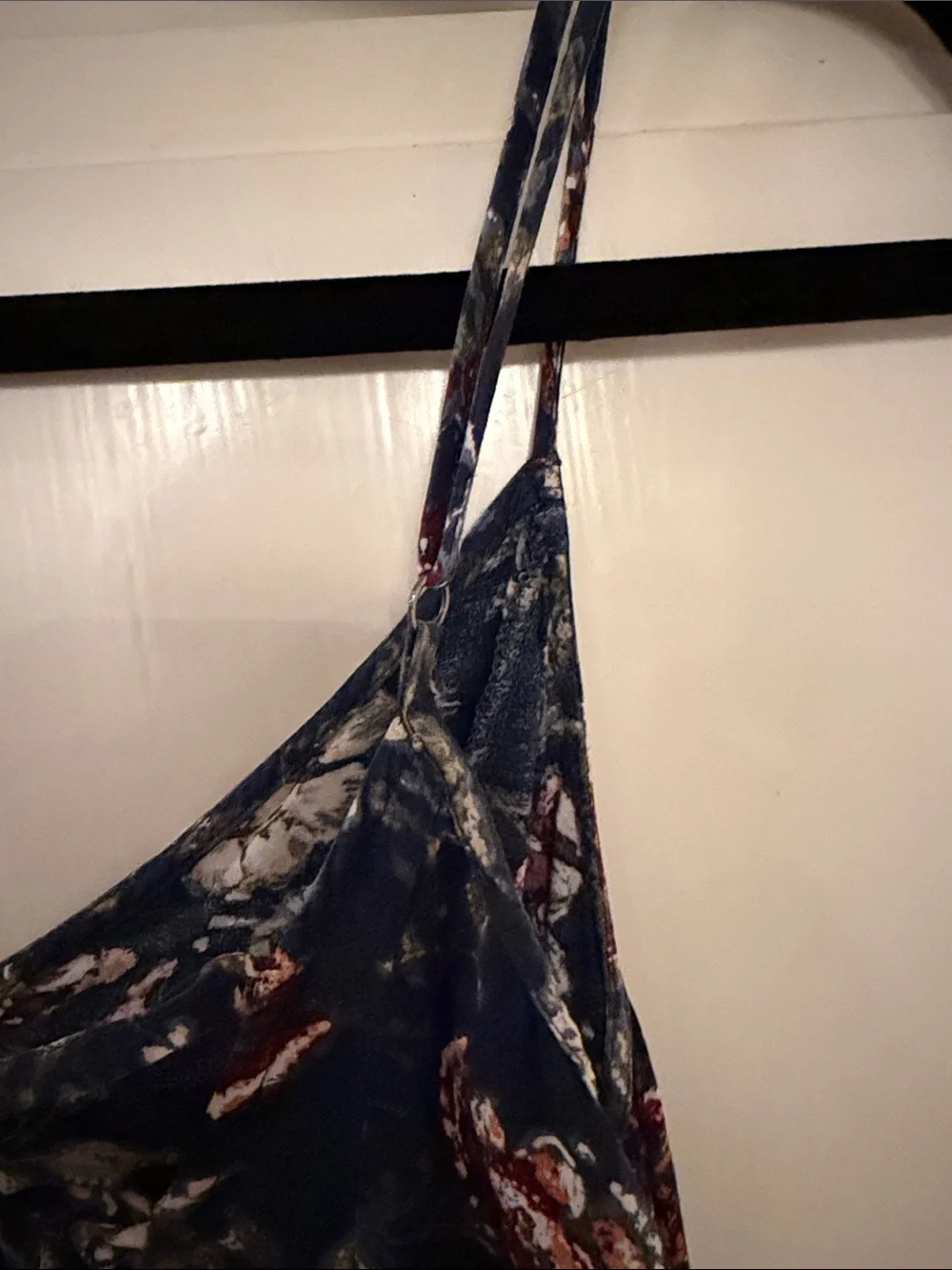 Abercrombie & Fitch Navy Floral Slip Maxi Dress